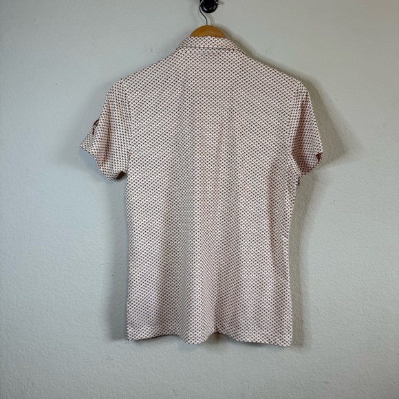 The Forty Acres Collection Texas Longhorns AOP White ECOTEC Ladies Polo Shirt MD - Picture 6 of 11